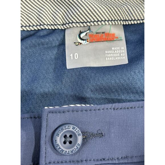 World Wide Sportsman Women’s Size 10 Blue Nylon Spandex Skort Activewear - Picture 5 of 7